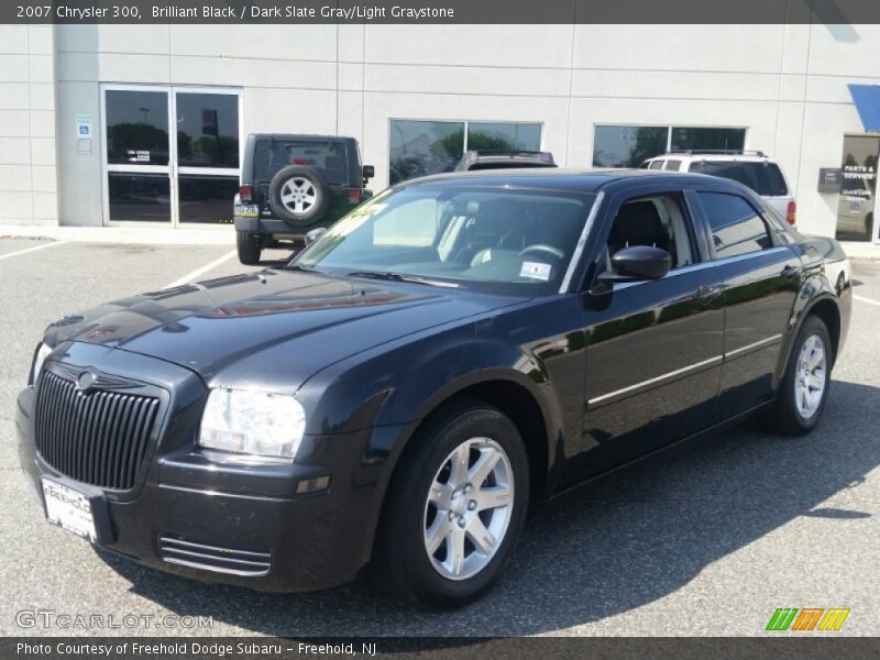 Brilliant Black / Dark Slate Gray/Light Graystone 2007 Chrysler 300