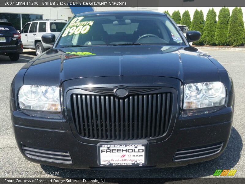 Brilliant Black / Dark Slate Gray/Light Graystone 2007 Chrysler 300