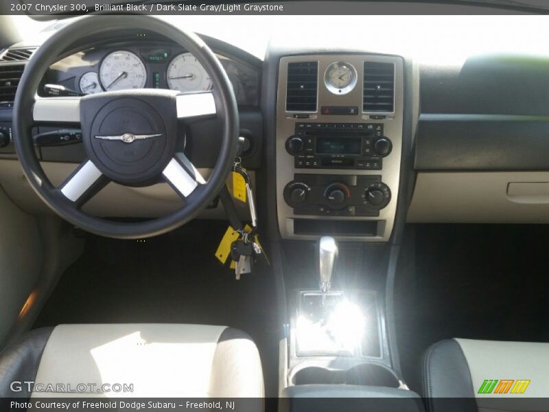 Brilliant Black / Dark Slate Gray/Light Graystone 2007 Chrysler 300