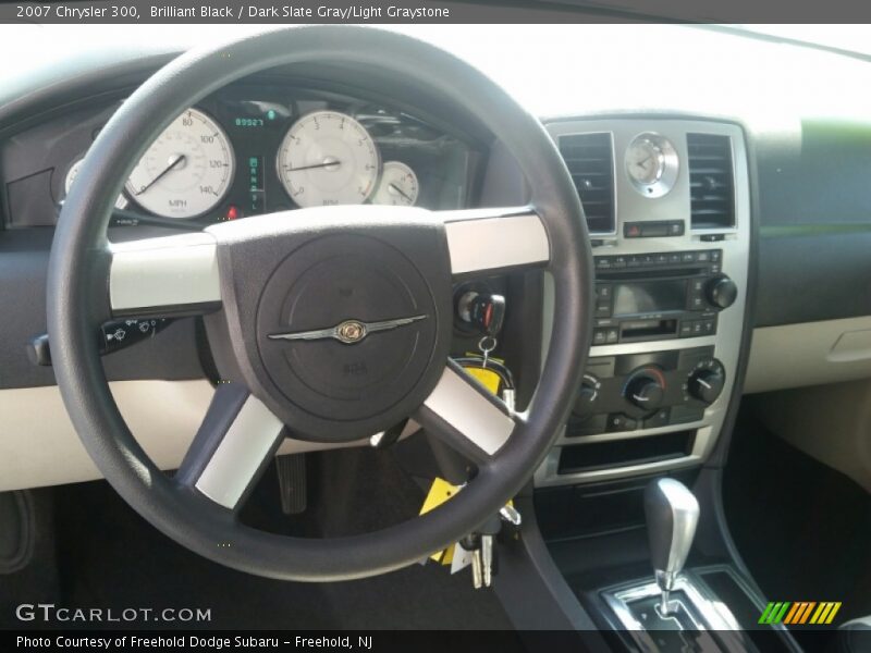 Brilliant Black / Dark Slate Gray/Light Graystone 2007 Chrysler 300