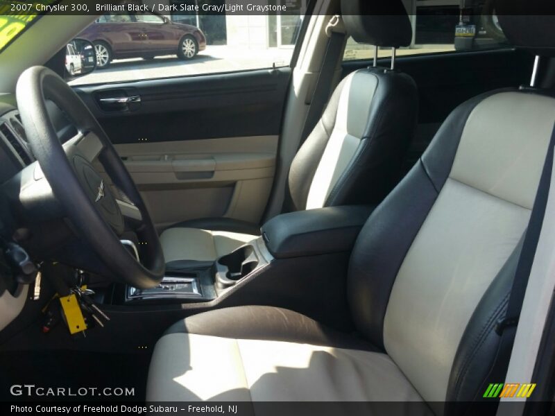 Brilliant Black / Dark Slate Gray/Light Graystone 2007 Chrysler 300