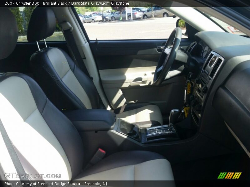 Brilliant Black / Dark Slate Gray/Light Graystone 2007 Chrysler 300
