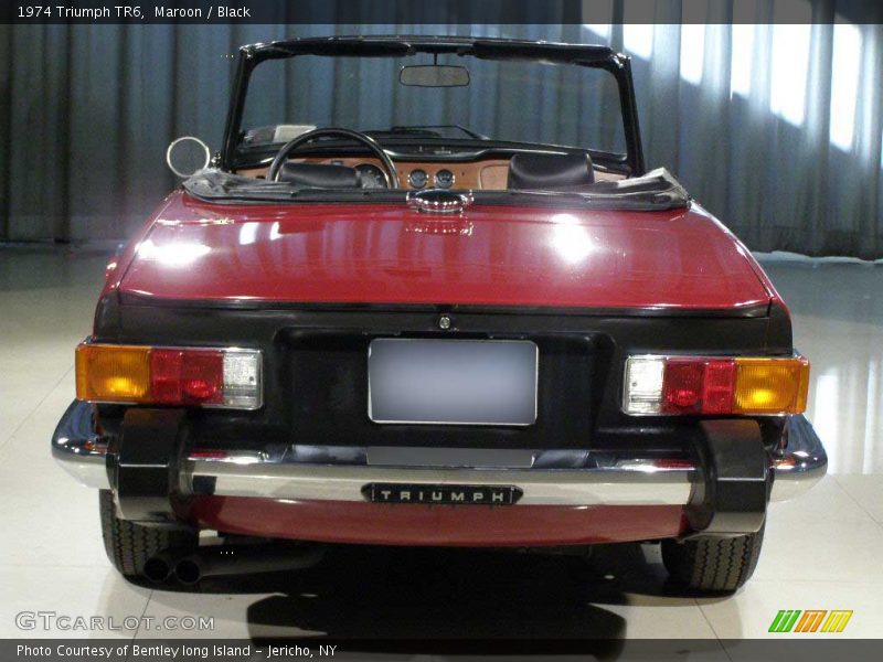 Maroon / Black 1974 Triumph TR6