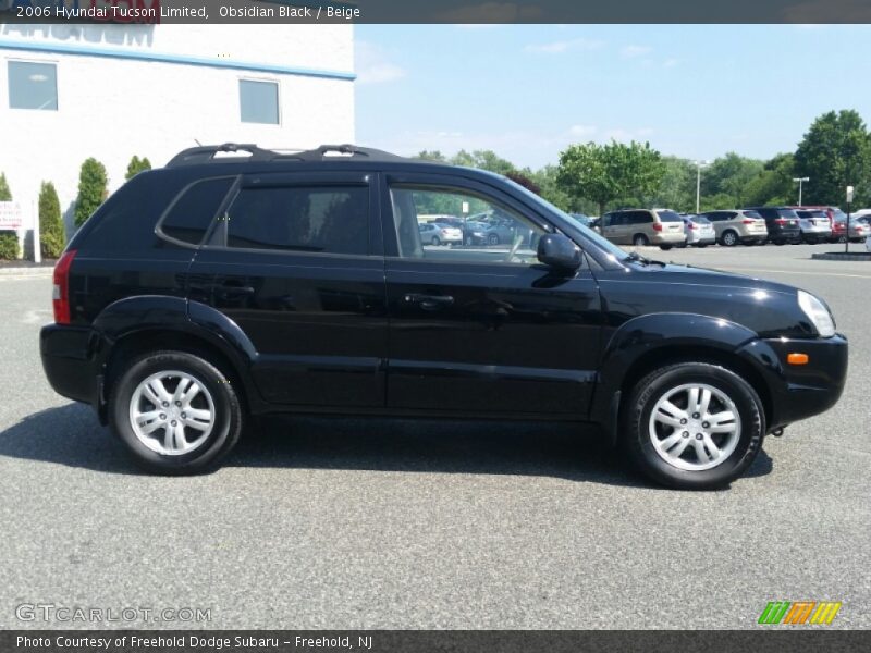 Obsidian Black / Beige 2006 Hyundai Tucson Limited