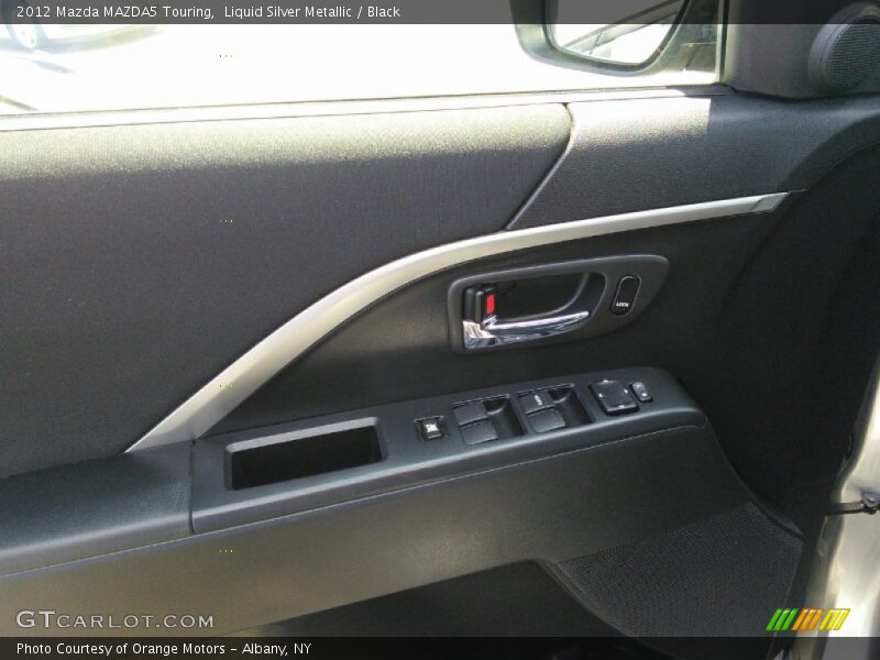 Liquid Silver Metallic / Black 2012 Mazda MAZDA5 Touring