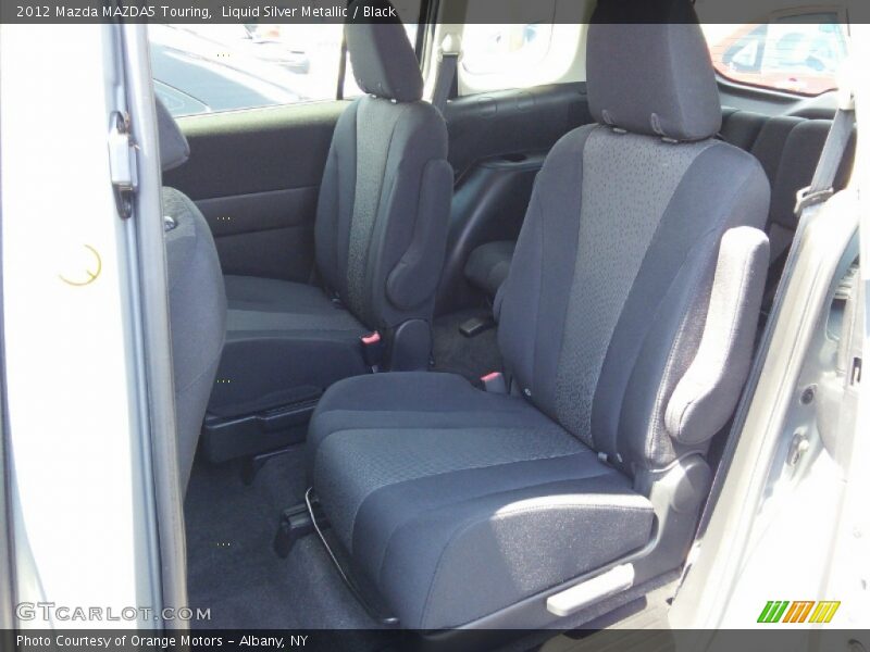 Liquid Silver Metallic / Black 2012 Mazda MAZDA5 Touring
