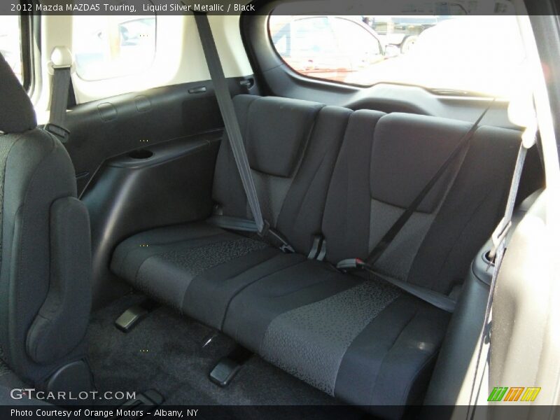 Liquid Silver Metallic / Black 2012 Mazda MAZDA5 Touring