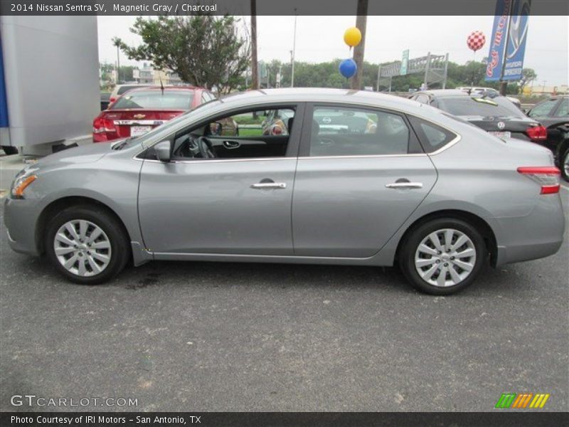 Magnetic Gray / Charcoal 2014 Nissan Sentra SV