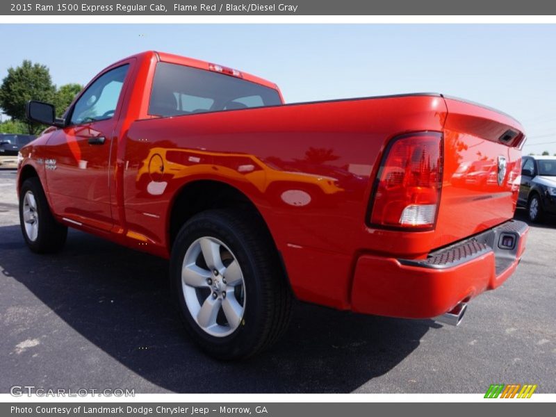 Flame Red / Black/Diesel Gray 2015 Ram 1500 Express Regular Cab