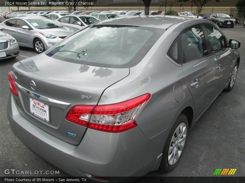 Magnetic Gray / Charcoal 2014 Nissan Sentra SV