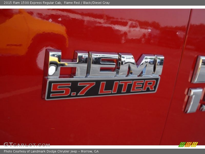 Flame Red / Black/Diesel Gray 2015 Ram 1500 Express Regular Cab