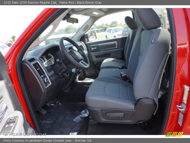 Flame Red / Black/Diesel Gray 2015 Ram 1500 Express Regular Cab