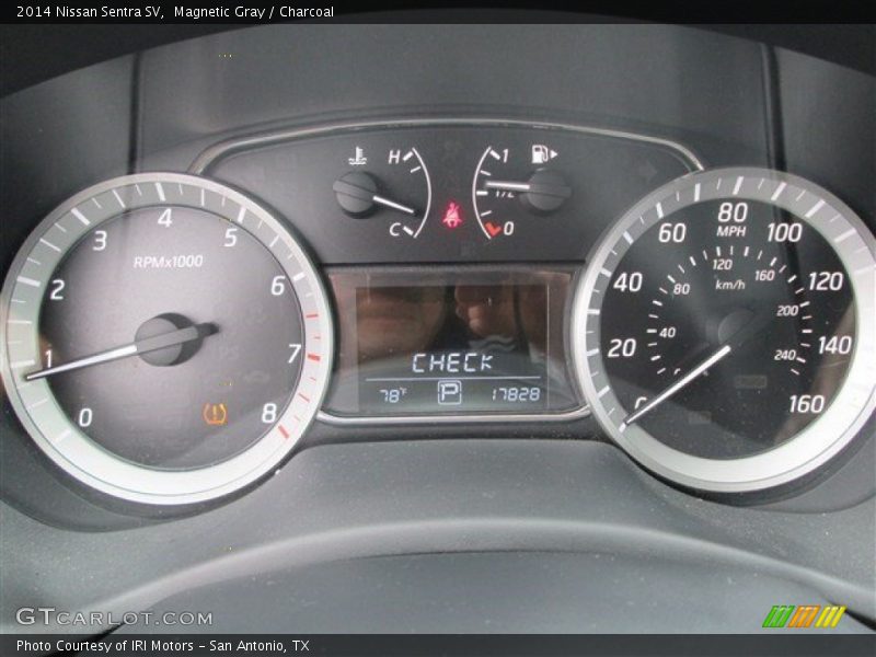 Magnetic Gray / Charcoal 2014 Nissan Sentra SV