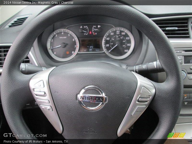 Magnetic Gray / Charcoal 2014 Nissan Sentra SV