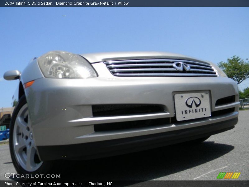Diamond Graphite Gray Metallic / Willow 2004 Infiniti G 35 x Sedan