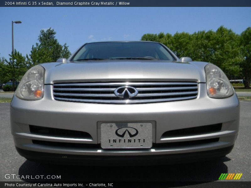 Diamond Graphite Gray Metallic / Willow 2004 Infiniti G 35 x Sedan