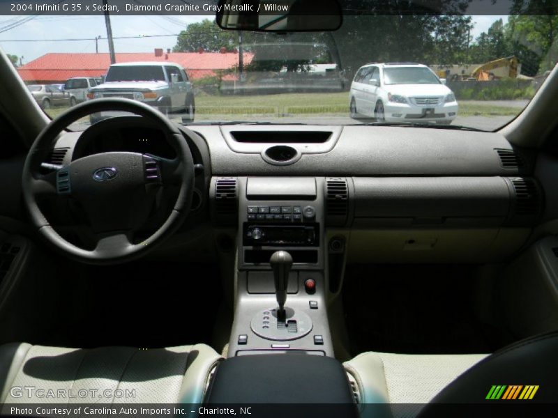 Diamond Graphite Gray Metallic / Willow 2004 Infiniti G 35 x Sedan