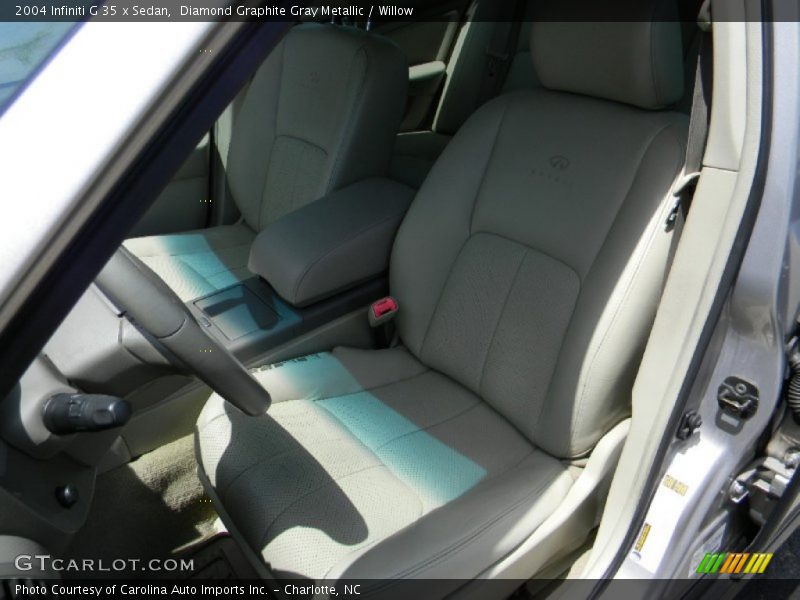Diamond Graphite Gray Metallic / Willow 2004 Infiniti G 35 x Sedan