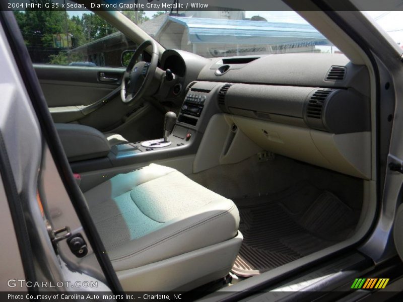 Diamond Graphite Gray Metallic / Willow 2004 Infiniti G 35 x Sedan