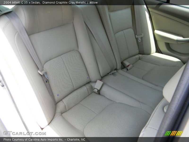 Diamond Graphite Gray Metallic / Willow 2004 Infiniti G 35 x Sedan