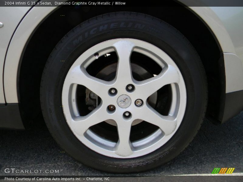 Diamond Graphite Gray Metallic / Willow 2004 Infiniti G 35 x Sedan