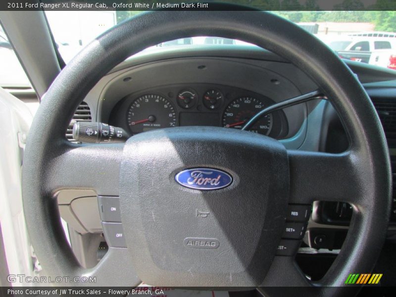 Oxford White / Medium Dark Flint 2011 Ford Ranger XL Regular Cab