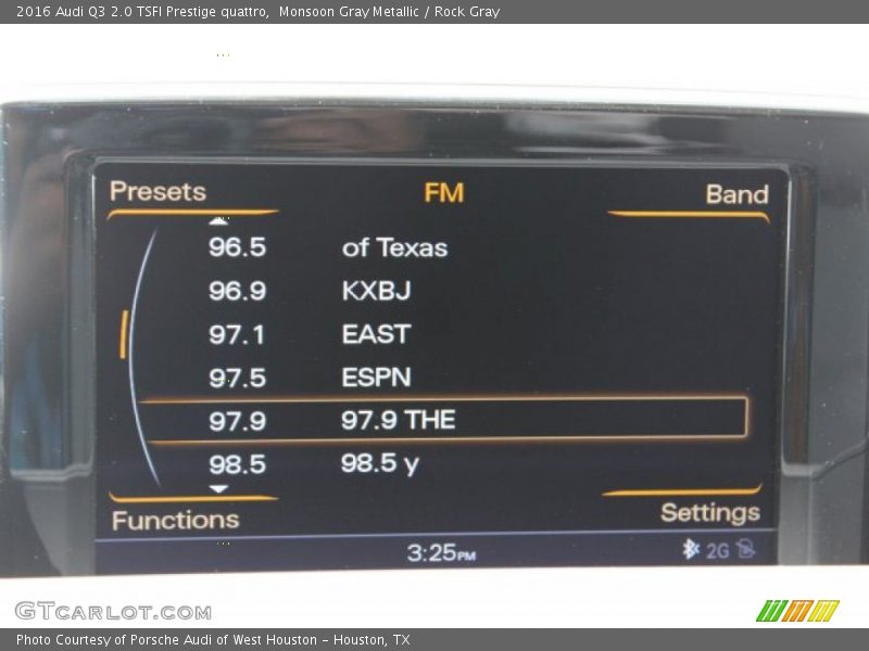 Monsoon Gray Metallic / Rock Gray 2016 Audi Q3 2.0 TSFI Prestige quattro