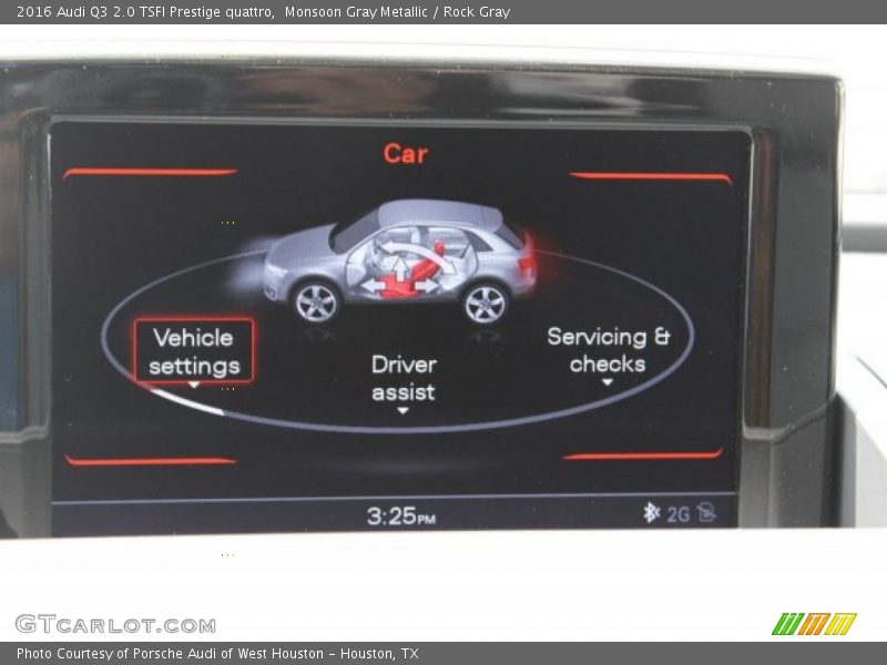 Monsoon Gray Metallic / Rock Gray 2016 Audi Q3 2.0 TSFI Prestige quattro