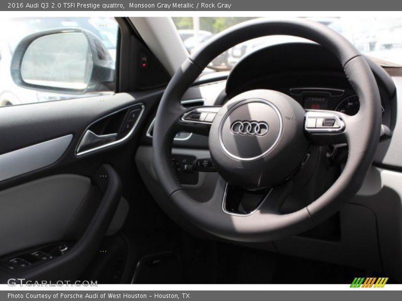 Monsoon Gray Metallic / Rock Gray 2016 Audi Q3 2.0 TSFI Prestige quattro