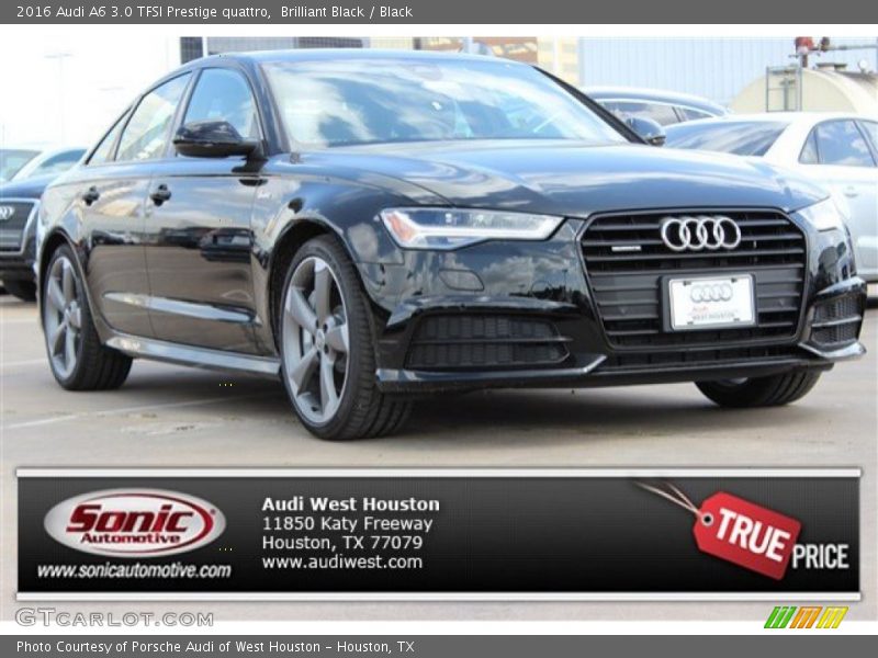 Brilliant Black / Black 2016 Audi A6 3.0 TFSI Prestige quattro