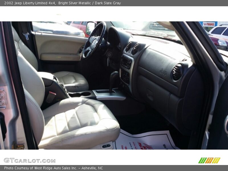 Bright Silver Metallic / Dark Slate Gray 2002 Jeep Liberty Limited 4x4