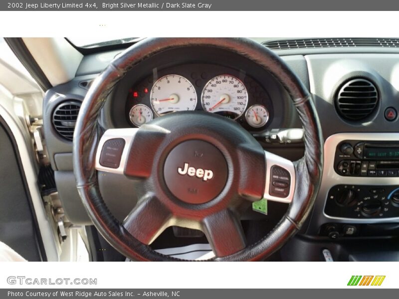 Bright Silver Metallic / Dark Slate Gray 2002 Jeep Liberty Limited 4x4