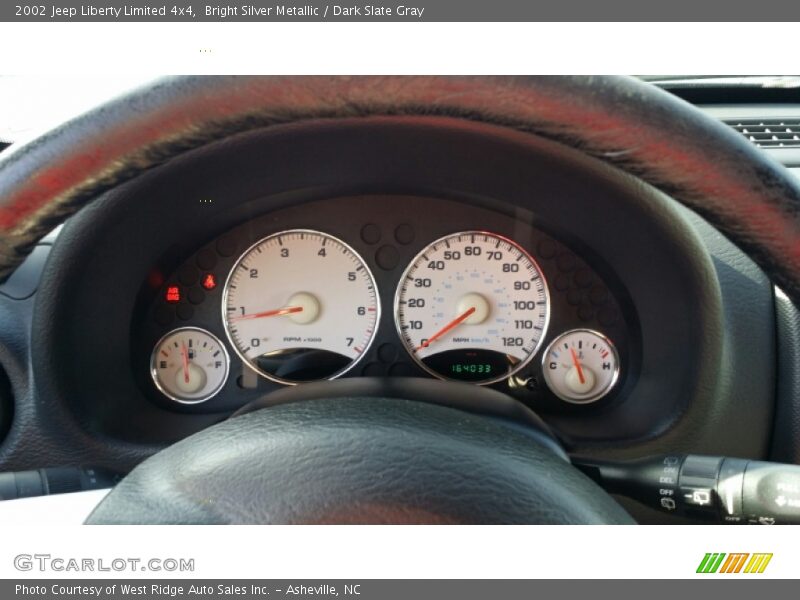 Bright Silver Metallic / Dark Slate Gray 2002 Jeep Liberty Limited 4x4