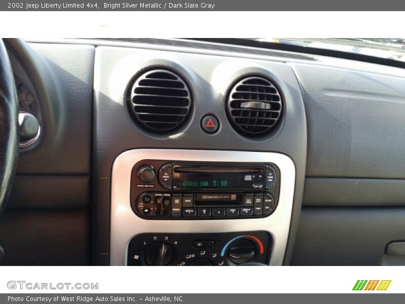 Bright Silver Metallic / Dark Slate Gray 2002 Jeep Liberty Limited 4x4