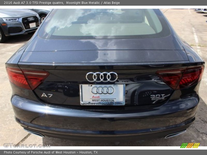 Moonlight Blue Metallic / Atlas Beige 2016 Audi A7 3.0 TFSI Prestige quattro