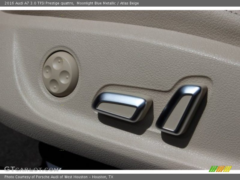 Moonlight Blue Metallic / Atlas Beige 2016 Audi A7 3.0 TFSI Prestige quattro