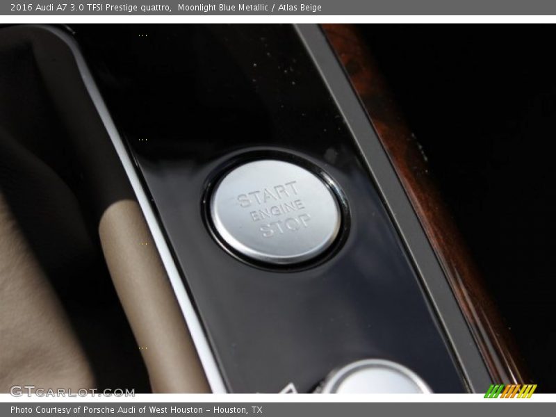 Moonlight Blue Metallic / Atlas Beige 2016 Audi A7 3.0 TFSI Prestige quattro