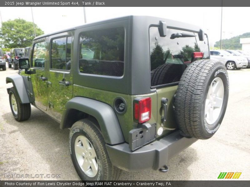 Tank / Black 2015 Jeep Wrangler Unlimited Sport 4x4