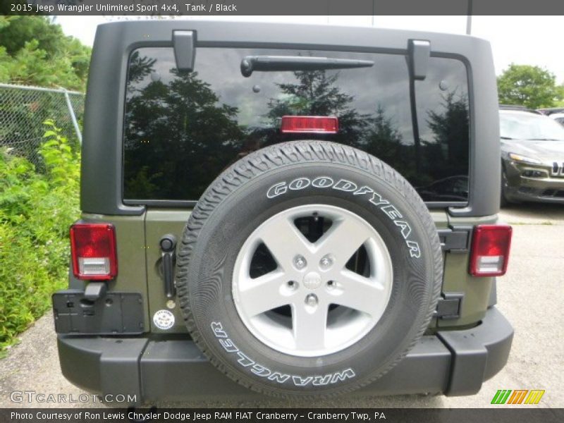 Tank / Black 2015 Jeep Wrangler Unlimited Sport 4x4