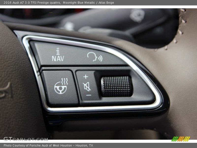 Moonlight Blue Metallic / Atlas Beige 2016 Audi A7 3.0 TFSI Prestige quattro