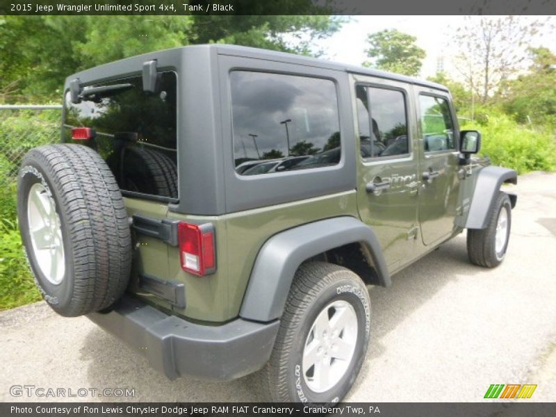 Tank / Black 2015 Jeep Wrangler Unlimited Sport 4x4