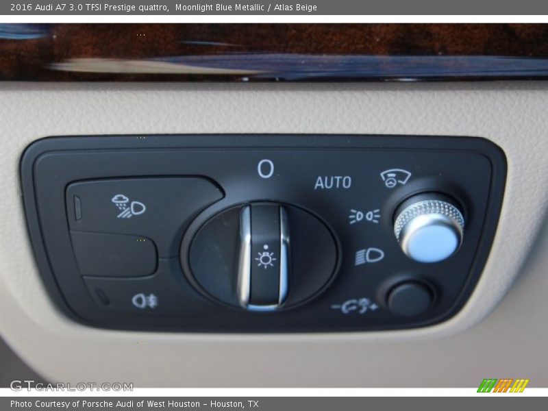 Moonlight Blue Metallic / Atlas Beige 2016 Audi A7 3.0 TFSI Prestige quattro