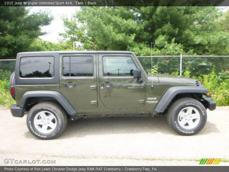 Tank / Black 2015 Jeep Wrangler Unlimited Sport 4x4