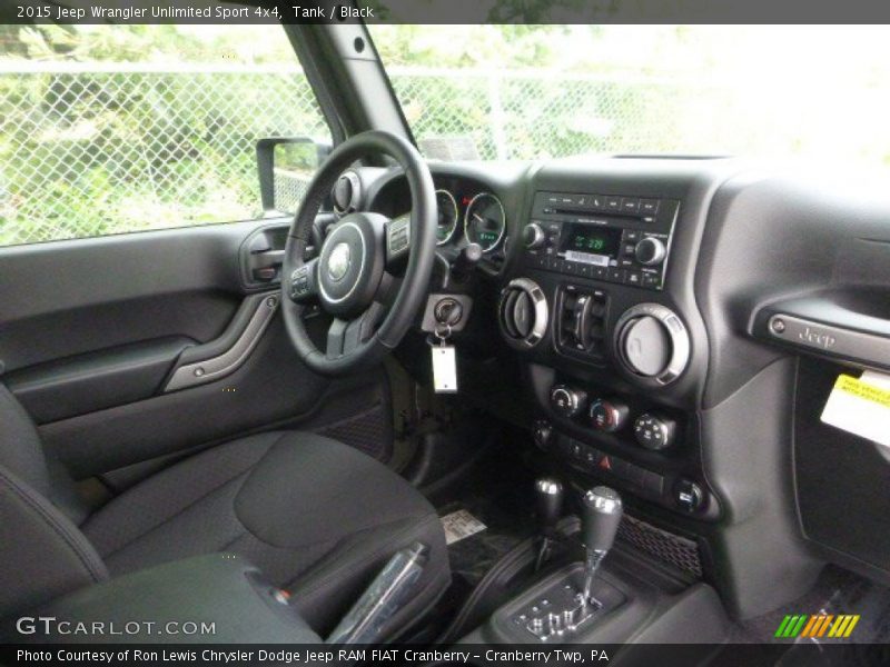 Tank / Black 2015 Jeep Wrangler Unlimited Sport 4x4