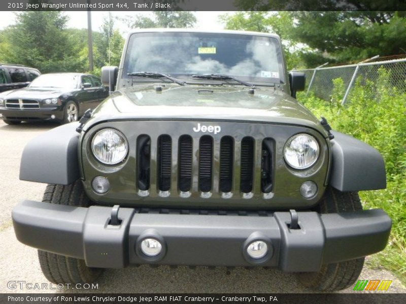 Tank / Black 2015 Jeep Wrangler Unlimited Sport 4x4