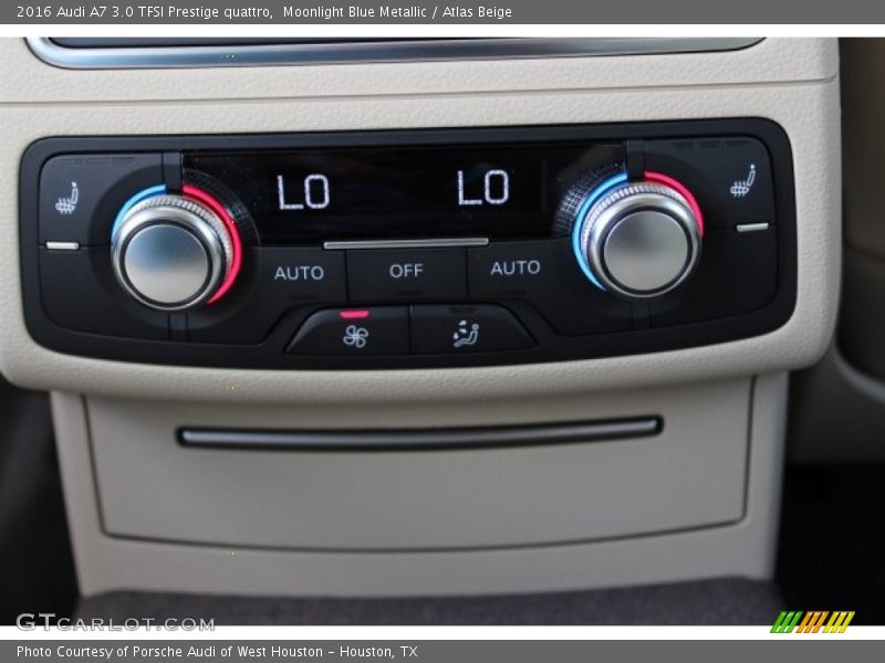 Moonlight Blue Metallic / Atlas Beige 2016 Audi A7 3.0 TFSI Prestige quattro