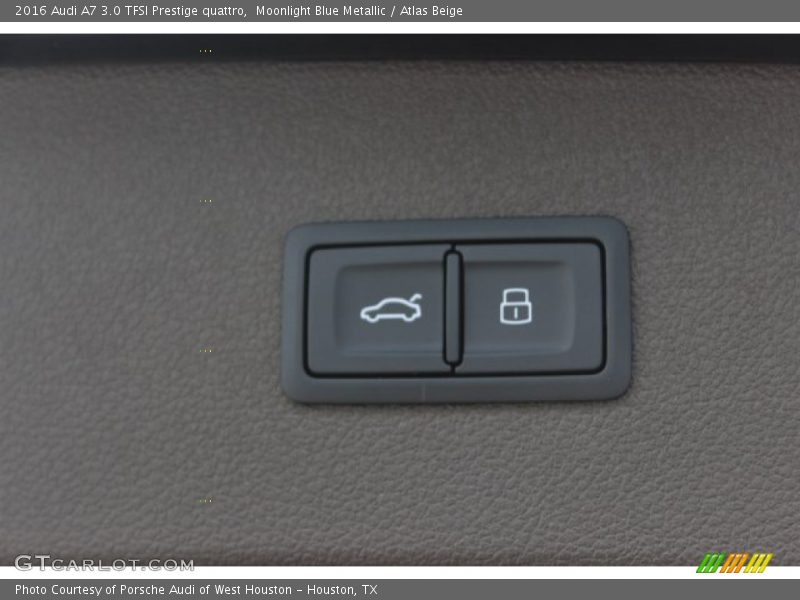 Moonlight Blue Metallic / Atlas Beige 2016 Audi A7 3.0 TFSI Prestige quattro