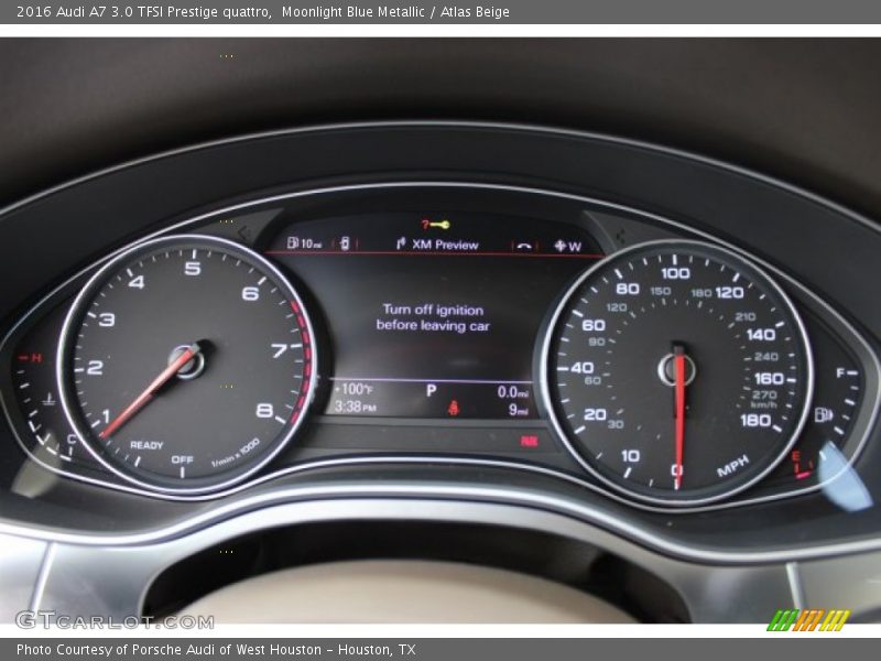  2016 A7 3.0 TFSI Prestige quattro 3.0 TFSI Prestige quattro Gauges