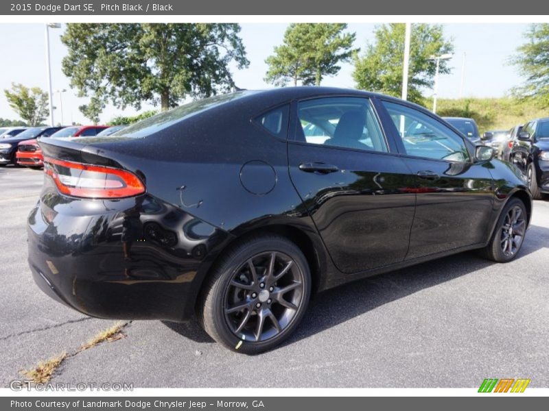 Pitch Black / Black 2015 Dodge Dart SE