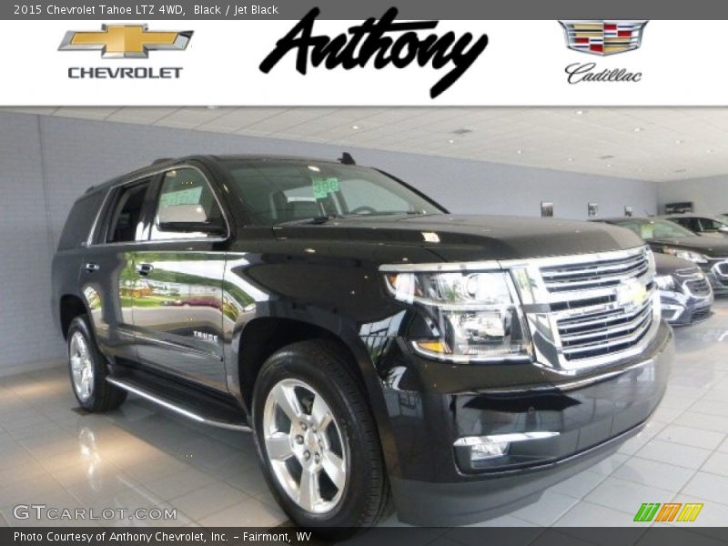 Black / Jet Black 2015 Chevrolet Tahoe LTZ 4WD